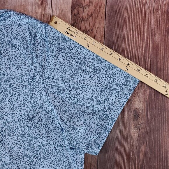 Greyson Mens Size XXL Den of Thieves Wolf Blue Short Sleeve Golf Polo Shirt - Picture 13 of 13